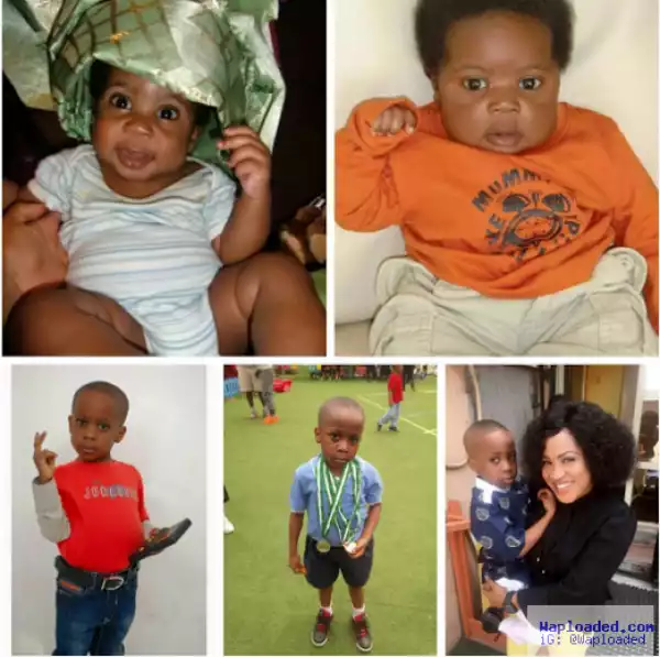Actress Grace Ama shares photos of her son on IG